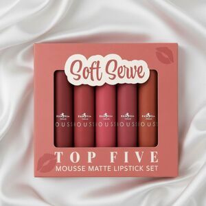 Italia Deluxe - SOFT SERVE Top Five Mousse Matte Lipstick Set